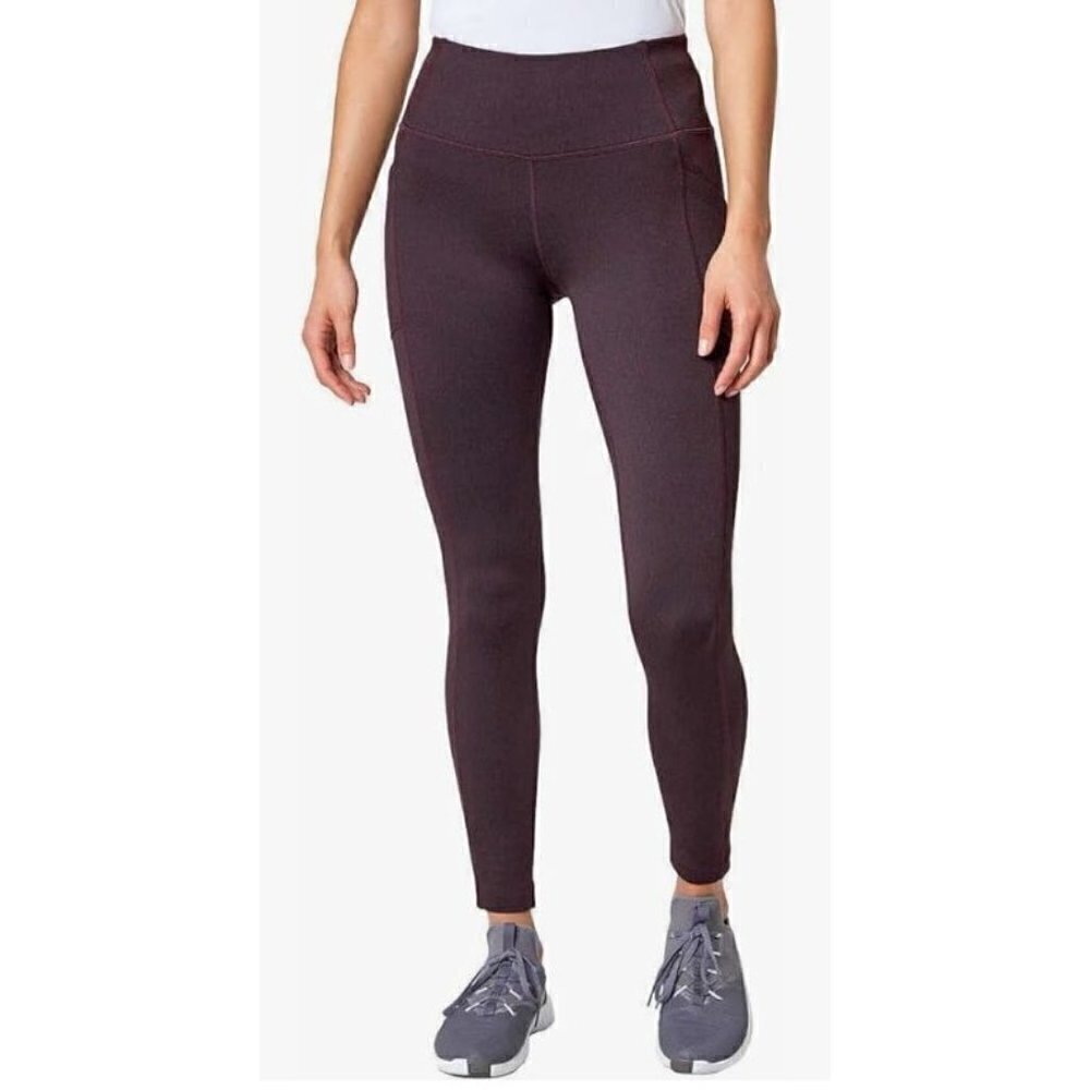 Mondetta Heather‎ Purple Performance Luxury Pocket Waist Athletic Leggings L